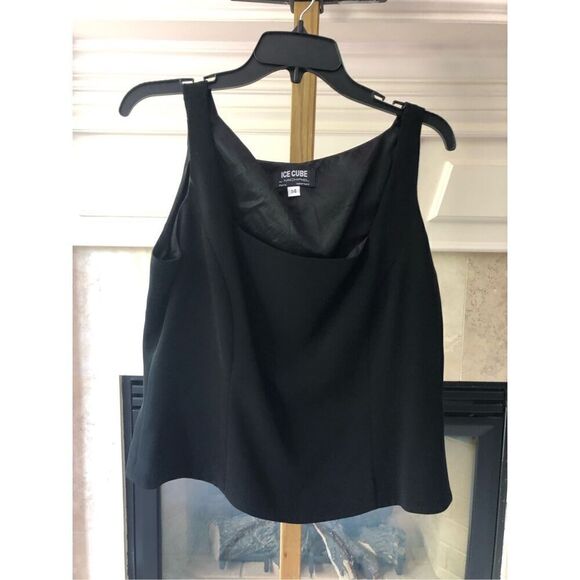Ice Cube By Michael Women’s Elegant Black Dress Tank Size 14 - Picture 1 of 4